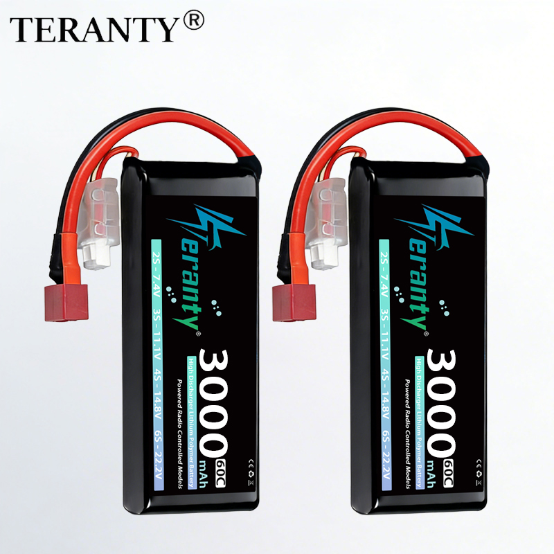 Rc Hobby Rc - TERANTY 2S 3000mAh Lipo Battery 7.4V