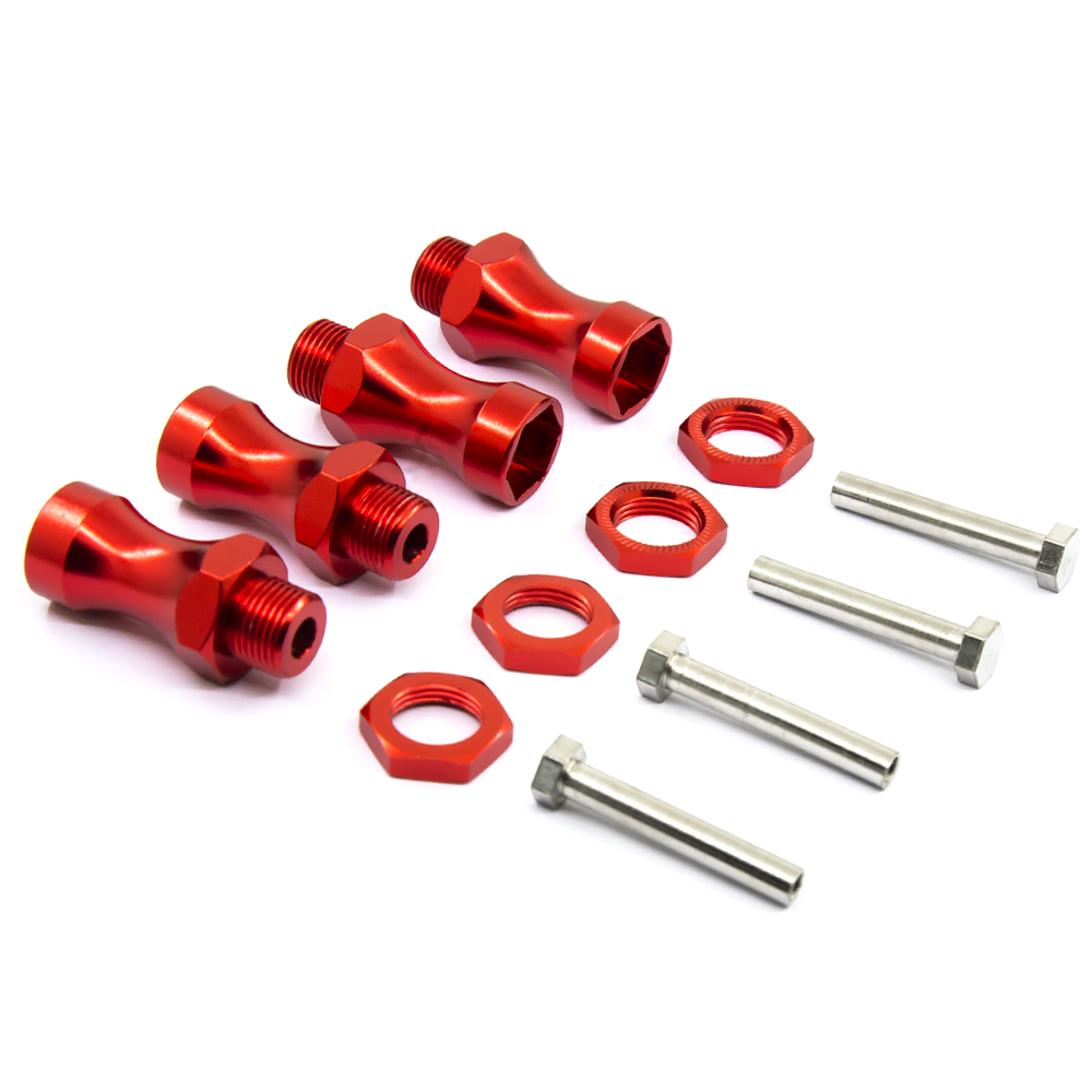 Wheel Hex Adapter - 4pcs Wheel Hex 12mm Turn 17mm