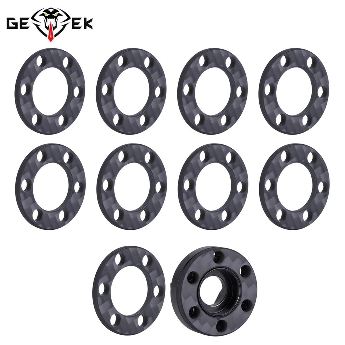 Wheel Hex Adapter - 4/8Pcs Carbon Fiber Wheel Hex Hub