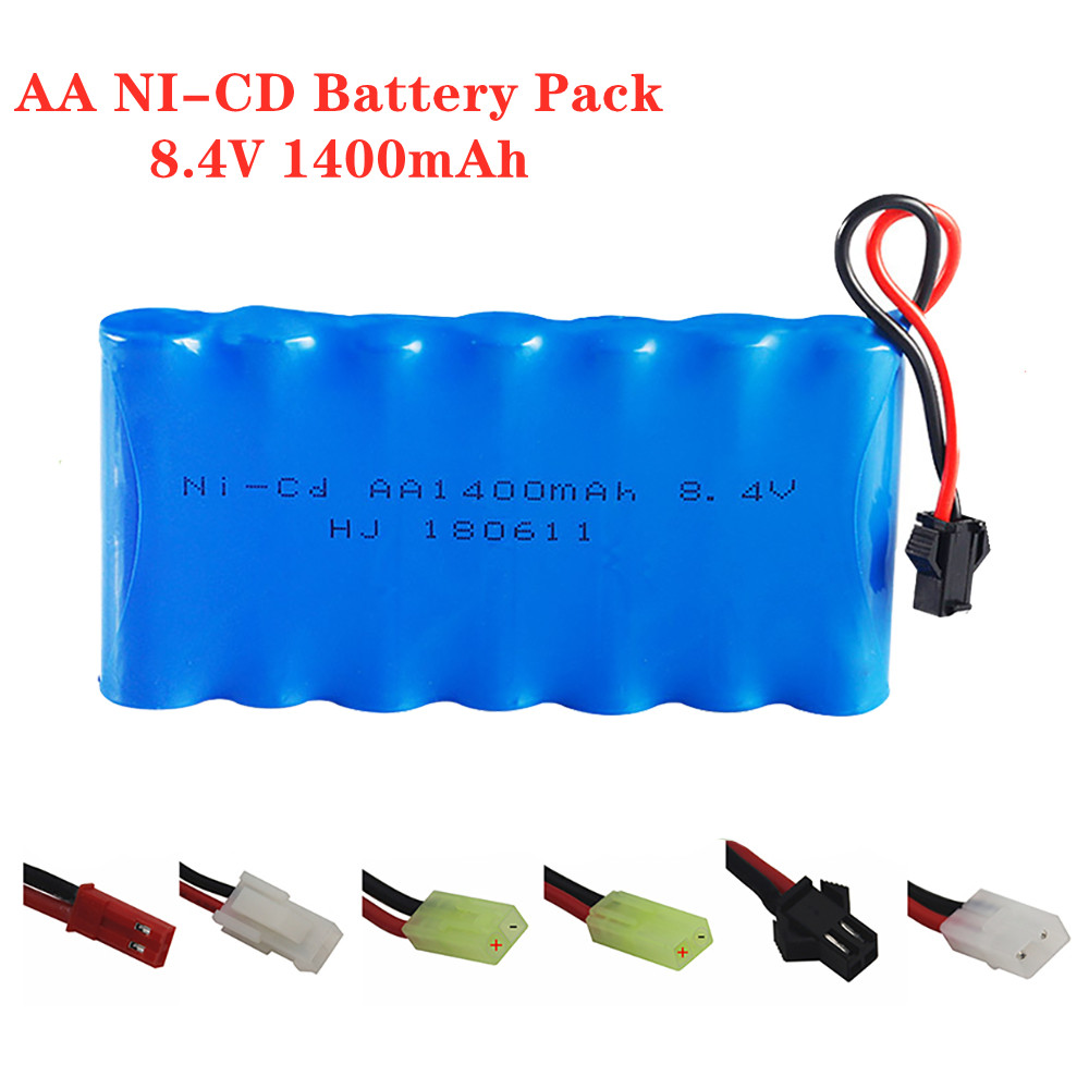 Rc Hobby Rc - 8.4V 1400mah Ni-CD Rechargeable Battery Pack