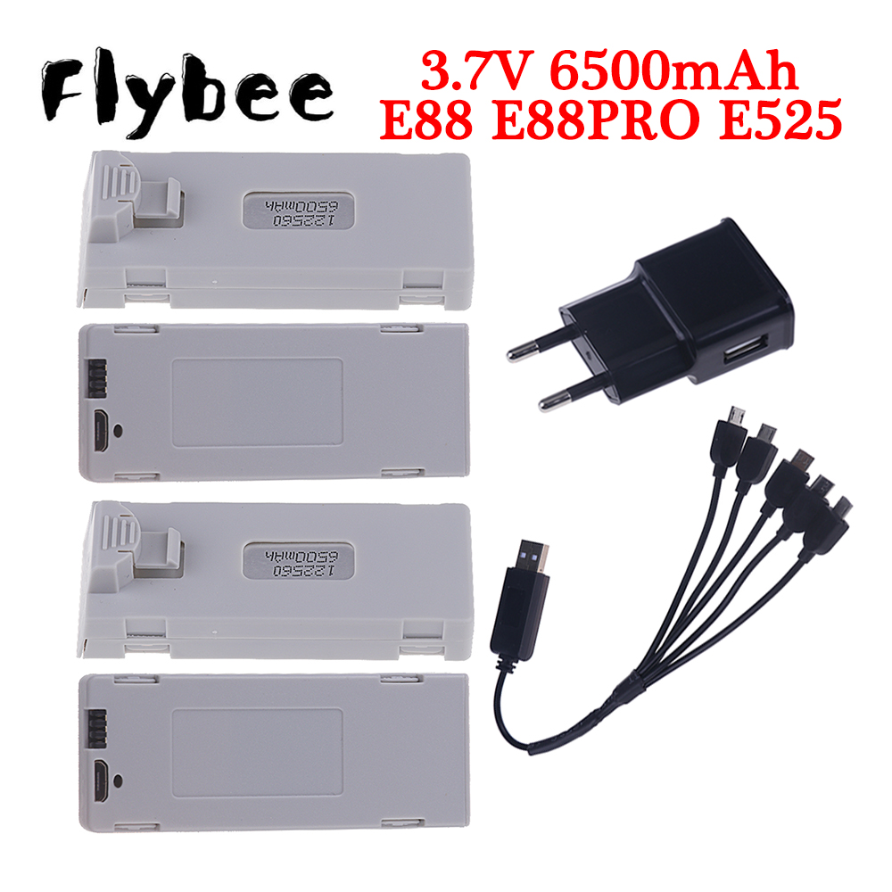 Rc Hobby Rc - Original E88 Battery 3.7V 6500mAh Lipo