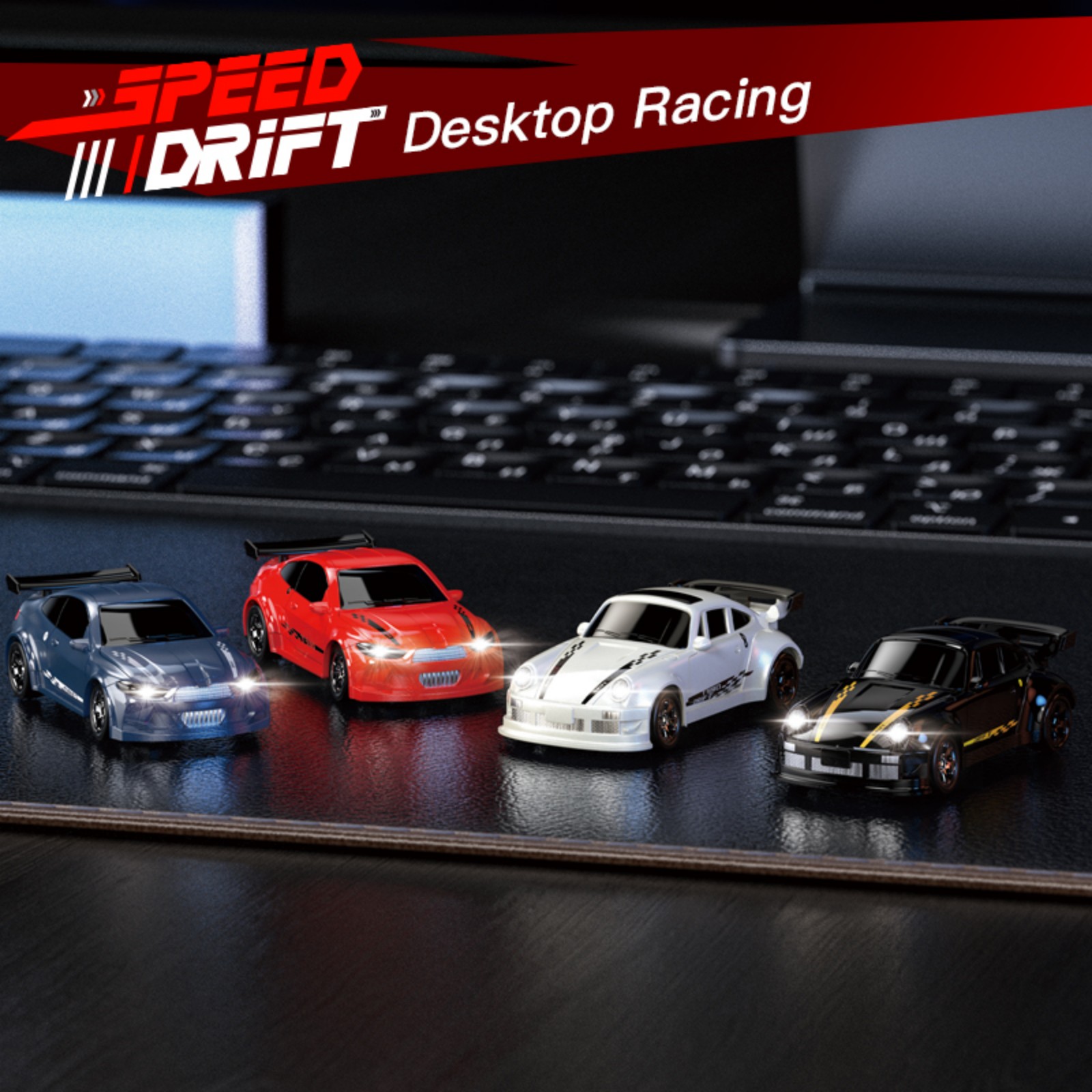 Rc Hobby Drift Car - KF20 1:64 RC Desktop Car 2.4G