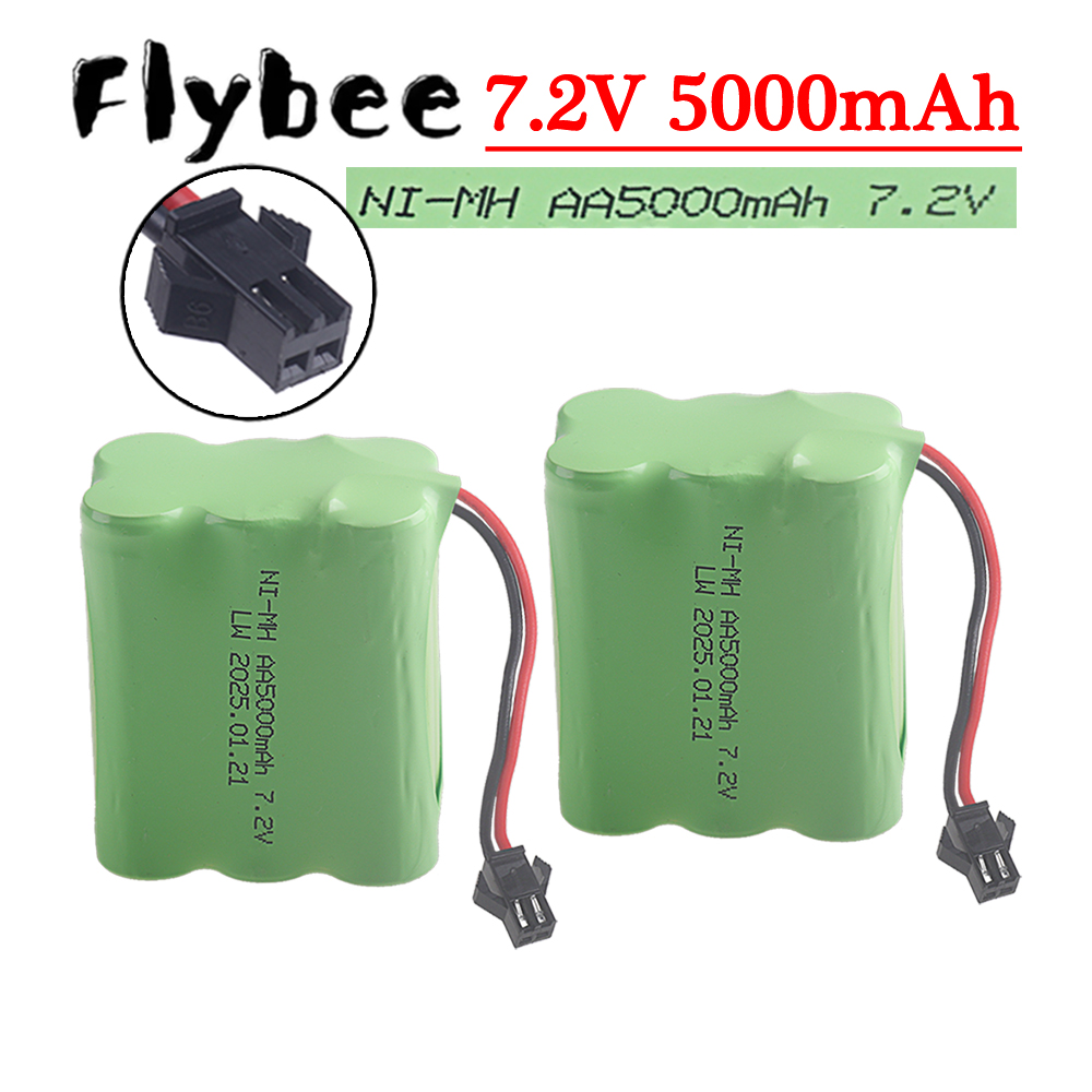 Rc Hobby Rc - (SM-2P Plug) 7.2V 5000mah NiMH Battery