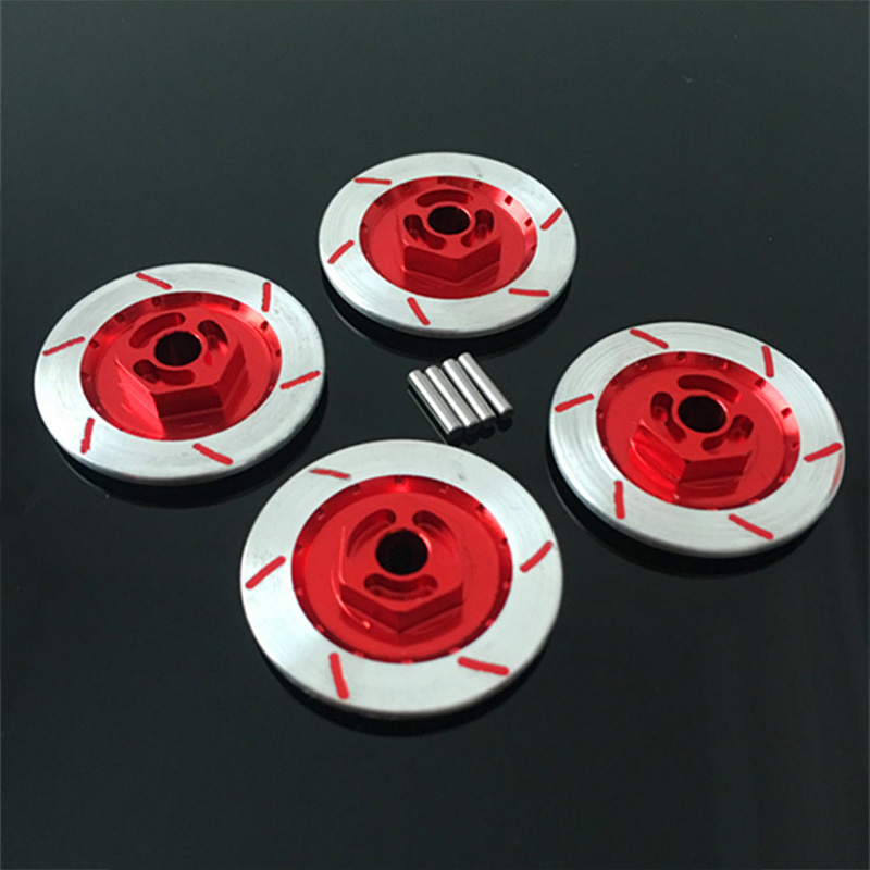 Wheel Hex Adapter - X12A-4PCS Aluminum Alloy Brake Disc Wheel