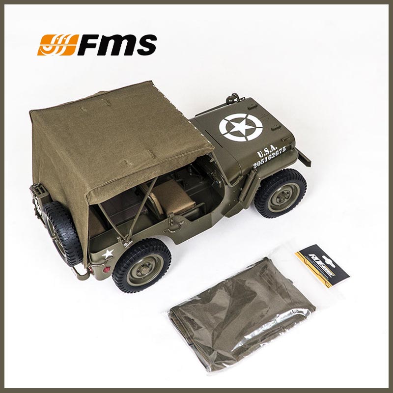 Rc Hobby Rc - FMS 1/12 C1167 Canvas Roof For