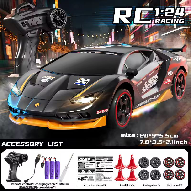 Rc Hobby Drift Car - 1/24 4WD RC Drift Car 2.4GHz