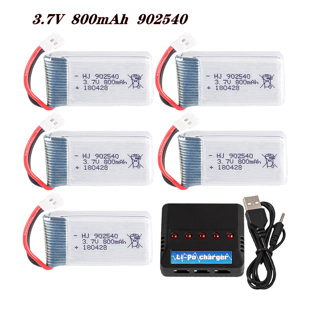 Rc Hobby Rc - 3.7V 800mAh 902540 25C Lipo Battery