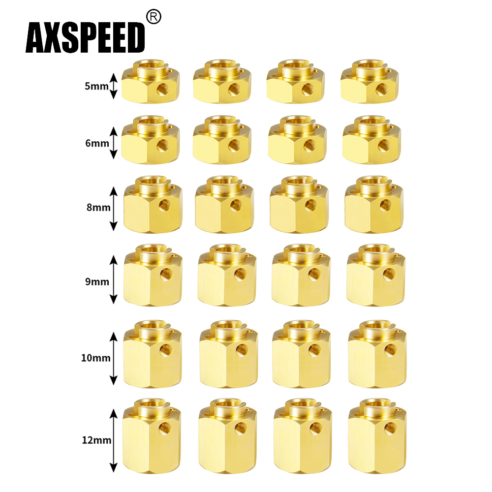 AXSPEED 4Pcs 5/6/8/9/10/12mm W - Wheel Hex Adapter review and price