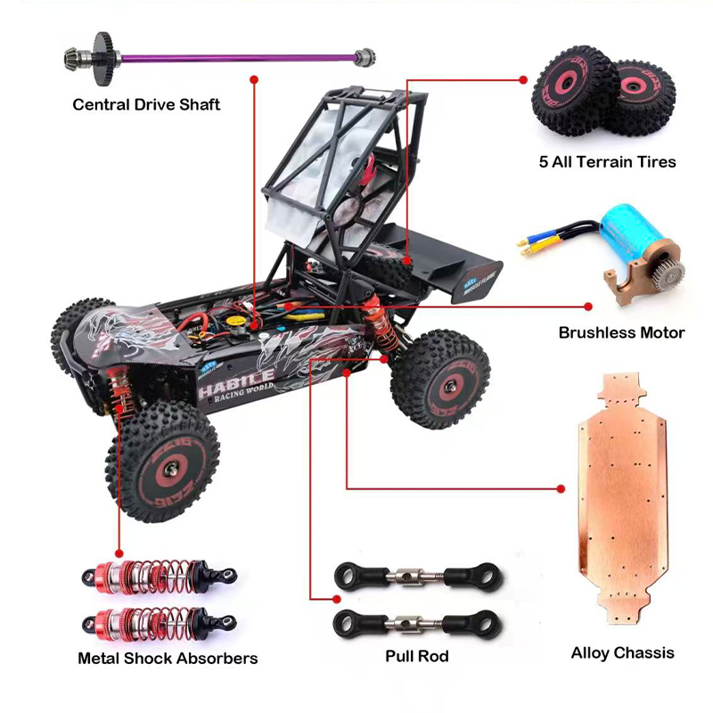75 KM/H WLtoys 124016 V8 RC Ca - Rc Hobby Grade Drift Car review and price