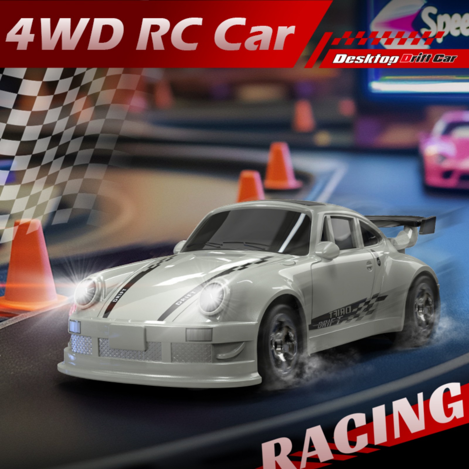 KF20 1:64 RC Desktop Car 2.4G  - Rc Hobby Drift Car review and price