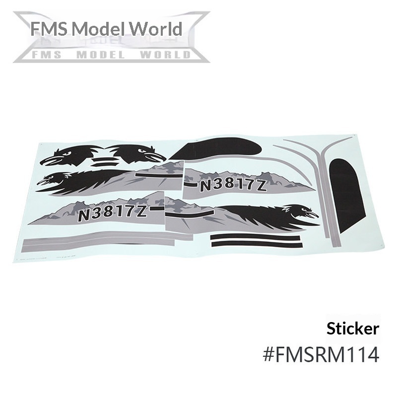FMS RC Plane Decals For 1700mm - Rc Hobby Rc review and price