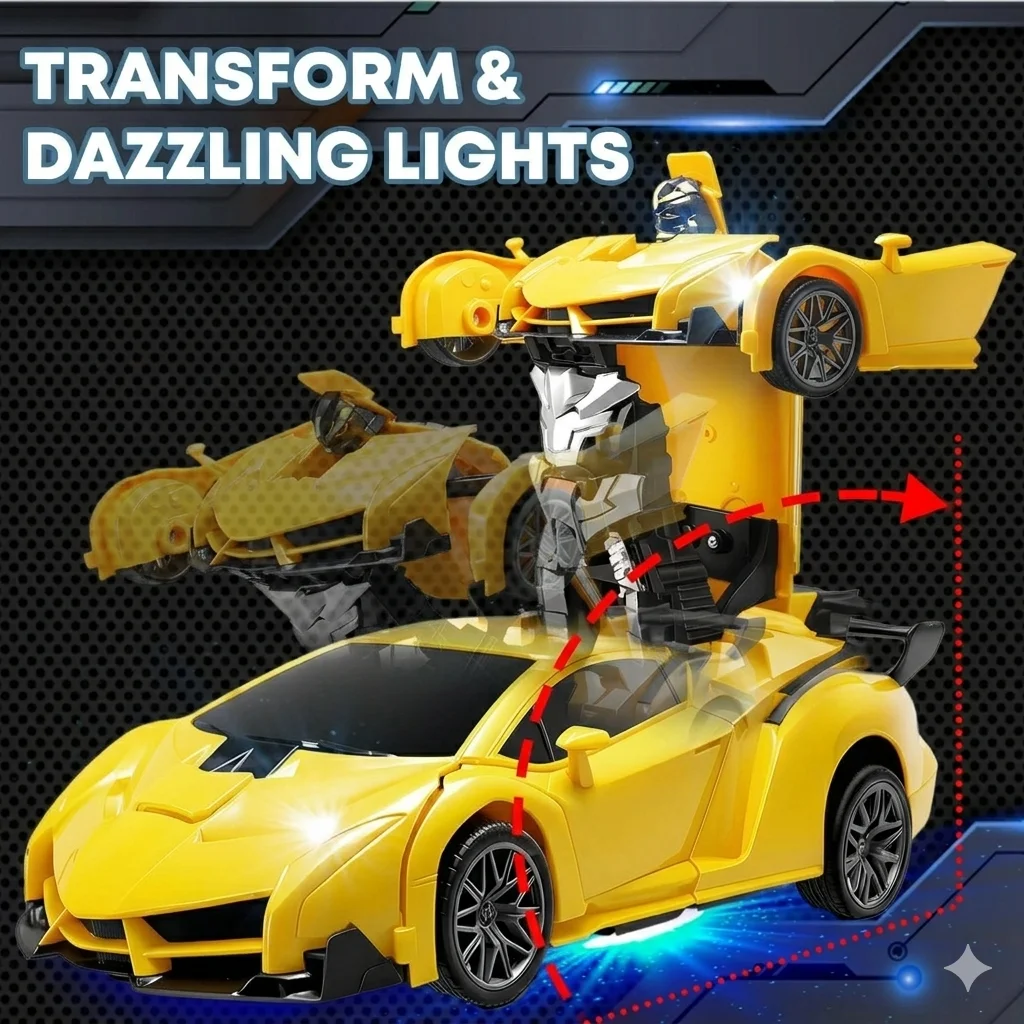 2 in 1 RC Transforming Car Rob - Rc Hobby Drift Car review and price
