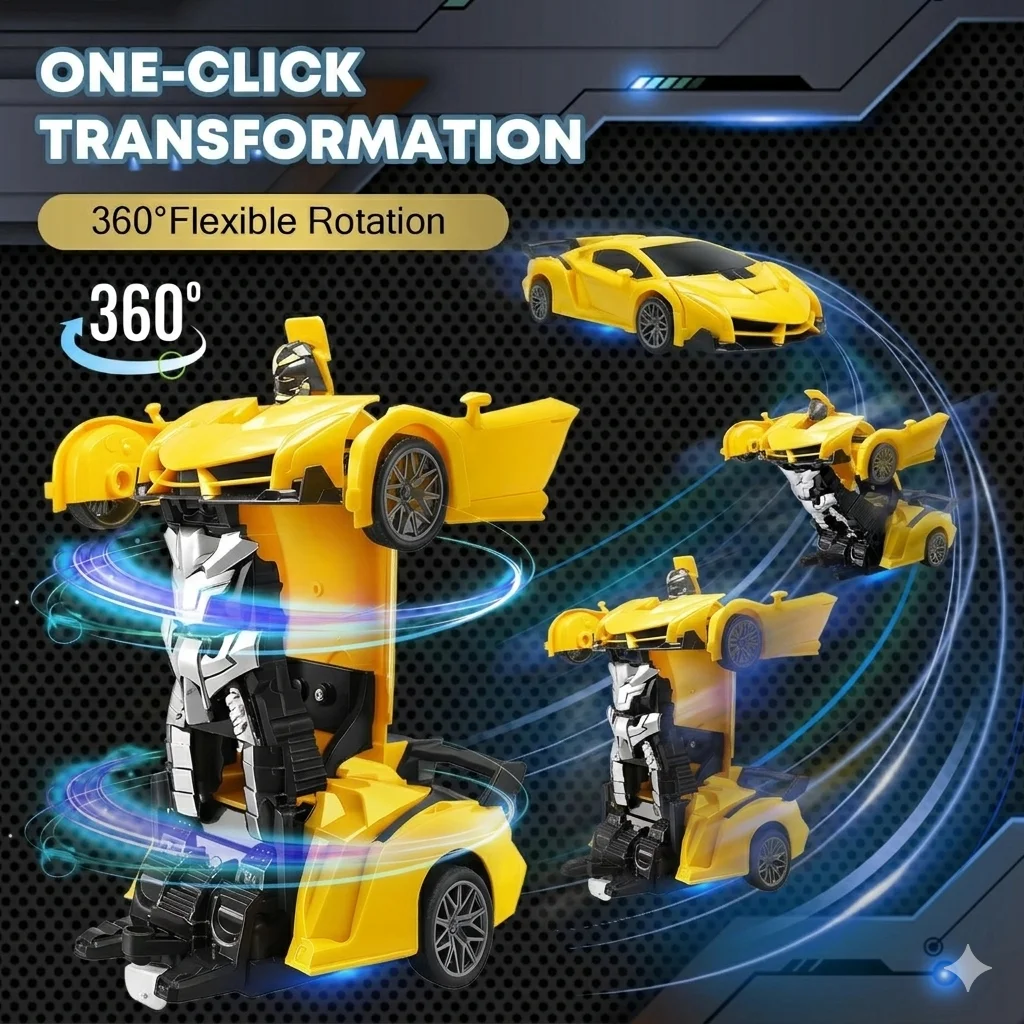 2 in 1 RC Transforming Car Rob - Rc Hobby Drift Car review and price