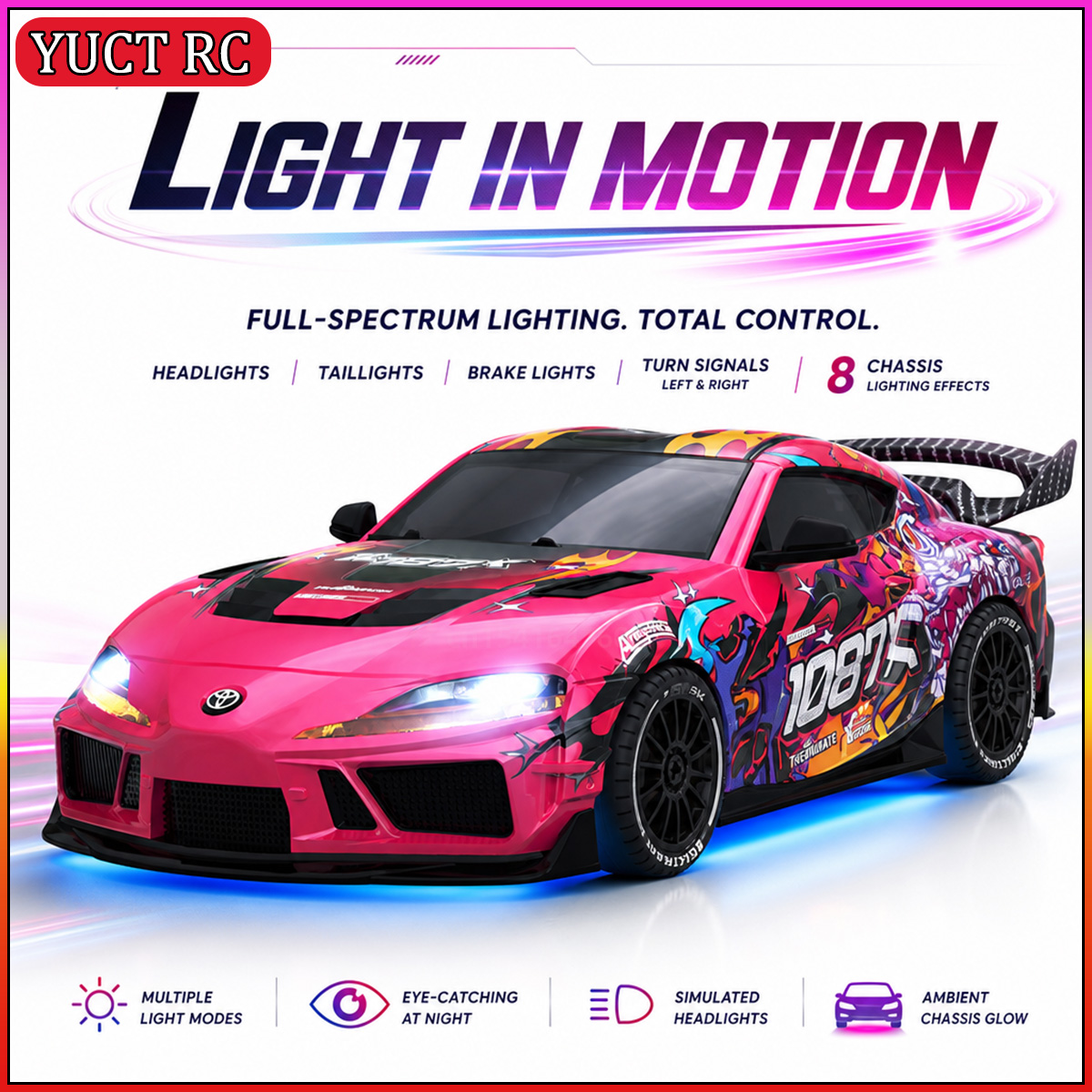 JXC SP4301 1087X Supra 1/43 Mi - Rc Hobby Drift Car review and price