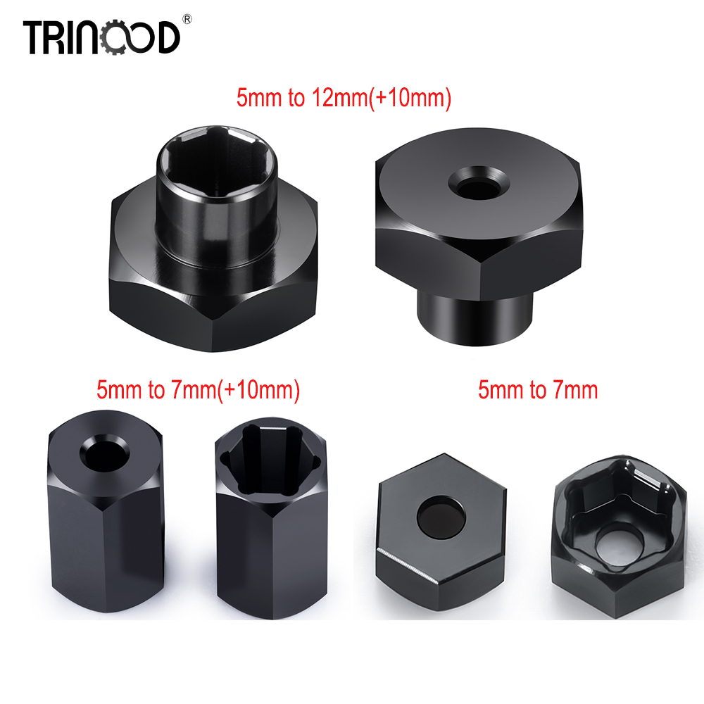 TRINOOD 4Pcs Aluminum Alloy 5m - Wheel Hex Adapter review and price