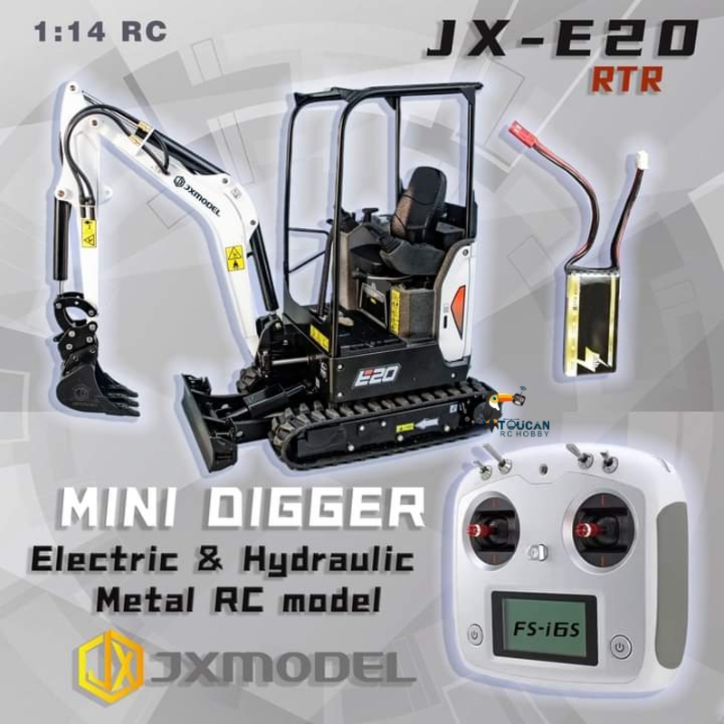 RTR JX E20 RC Mini Excavator 1 - Rc Hobby Toucan review and price